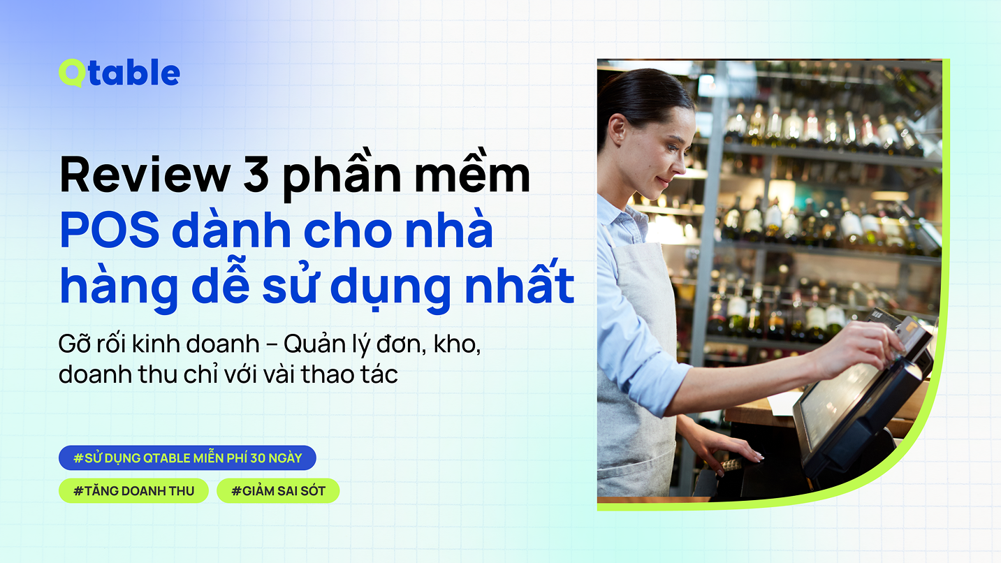 Review 3 phần mềm POS dành cho nhà...
